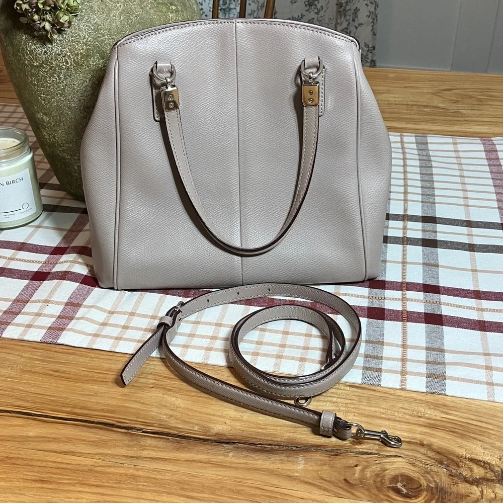 Coach Minetta Satchel Crossbody Bag Gray - Picture 5 of 6